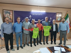 آیین رونمایی از پیراهن هیئت دوچرخه سواری شهرستان ملایر