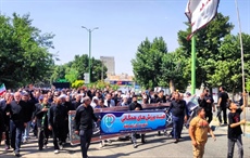 حضور ورزشکاران نهاوندی در راهپیمایی جاماندگان اربعین