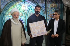 آیین تجلیل از پهلوان جعفر نوری در اسدآباد