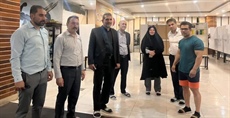 بازدید معاون سرمایه‌گذاری وزارت ورزش و جوانان از باشگاه‌های دریافت‌کننده تسهیلات تبصره ۱۸ در همدان