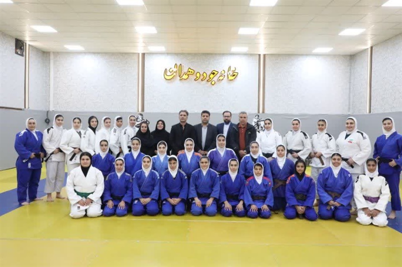 بازدید مدیرکل ورزش و جوانان استان همدان از اردوی آماده‌سازی جودوکاران بانوان تیم ملی