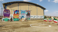 آیین کلنگ‌زنی نخستین استخر روستایی در شهرستان ملایر