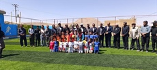 افتتاح زمین چمن مصنوعی مینی‌فوتبال روستای قینرجه رزن
