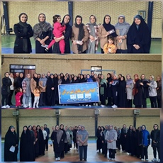 برگزاری مسابقات داژبال بانوان به مناسبت هفته تربیت‌بدنی در سرکان