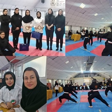 حضور نایب رئیس بانوان هیات کونگ فو و هنرهای رزمی استان همدان
