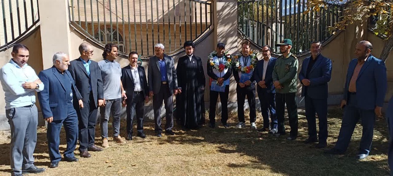 مراسم استقبال از ملی‌پوشان تویسرکانی تیم ملی گلبال برگزار شد