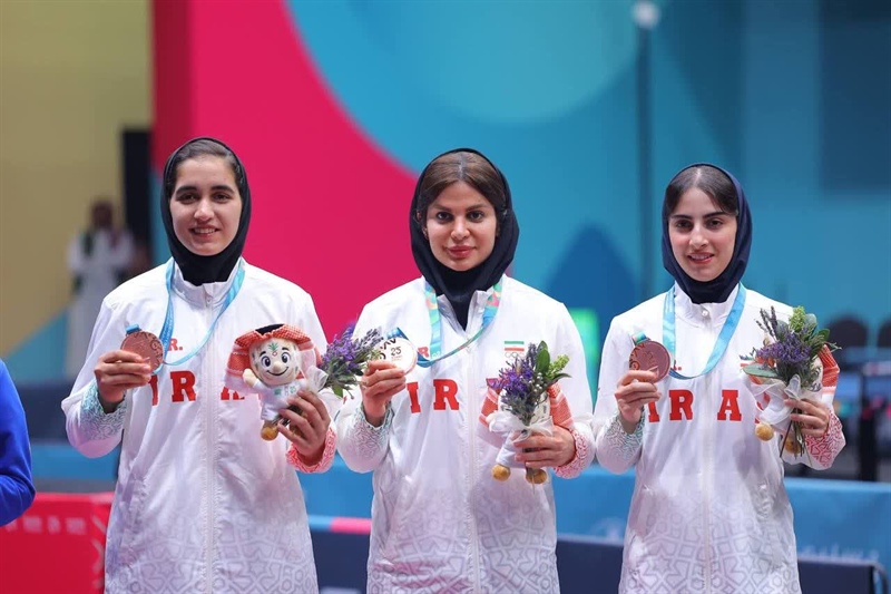 پیام تبریک مدیرکل ورزش و جوانان استان همدان در پی کسب مدال برنز دختران پینگ پنگ باز همدانی