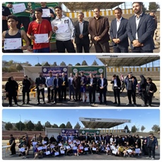 اولین دوره مسابقات شهرستانی دوگانه (دوومیدانی و دوچرخه‌سواری) در نهاوند