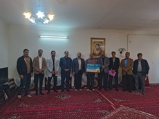 دیدار و تجلیل از خانواده معزز شهید عزیز مدافع امنیت علی نظری در شهرستان ملایر