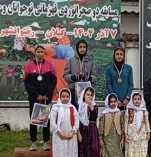 مدال برنز بانوی همدانی در مسابقات دو صحرانوردی قهرمانی نوجوانان کشور