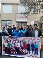 پیوستن ایستگاه ورزش صبحگاهی دریاچه کوثر شهرستان ملایر  به پویش اهدای خون