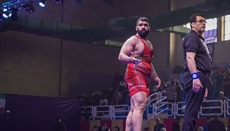 نائب قهرمانی کشتی گیر همدانی در مسابقات کشتی فرنگی بزرگسالان قهرمانی کشور