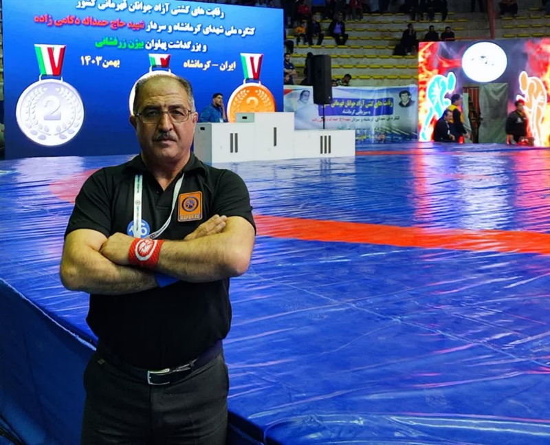 دعوت داوربین المللی ملایری برای قضاوت و داوری مسابقات کشتی فرنگی نوجوانان کشور