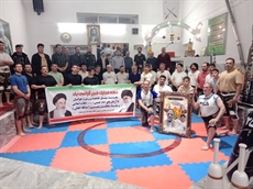 آیین نواختن زنگ انقلاب در زورخانه شهید نصیری شهرستان کبودراهنگ