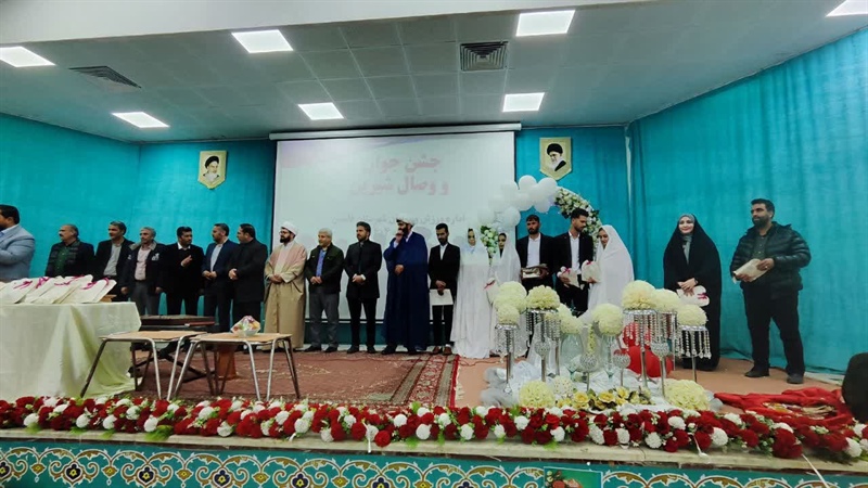 جشن هفته جوان و وصال شیرین ، زوج های جوان شهرستان فامنین برگزار شد