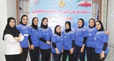 کسب مقام سوم بانوان همدانی در مسابقات قهرمانی کشور والیبال نشسته ایران