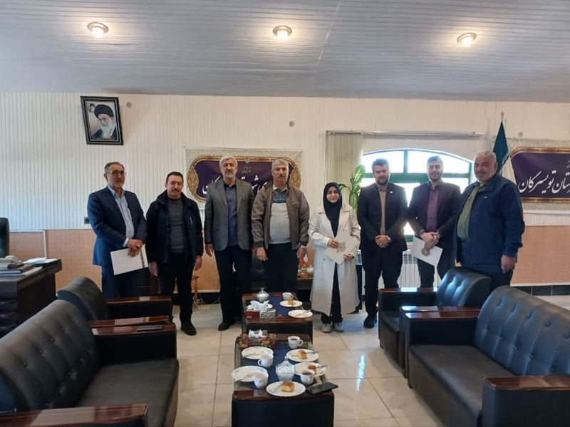 برگزاری مراسم تودیع و معارفه رئیس هیئت جانبازان و معلولین تویسرکان