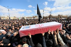 حضور مدیرکل و معاونین در تشییع پیکر پنج شهید والامقام در حمله جنایتکارانه امریکایی و صهیونی