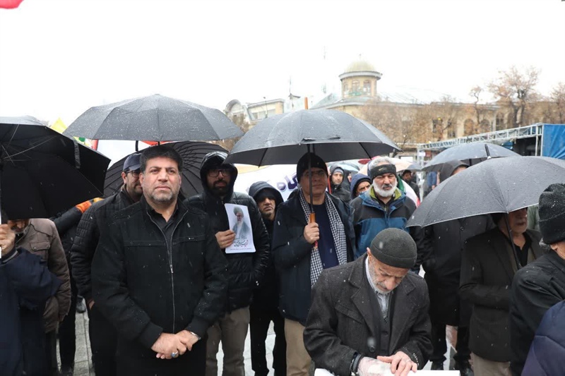 حضور جامعه ورزش و جوانان استان همدان در راهپیمایی روز قدس