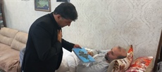 عیادت و دلجویی مدیرکل ورزش و جوانان استان همدان از جانباز ورزشکار "جنگ رمضان"