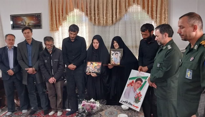 دیدار و دلجویی از خانواده معزز شهید عزیز جنگ رمضان سجاد طاهری در شهر ازندریان