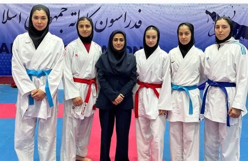 تمرینات مشترک تیم های ملی کاراته بانوان اعزامی به رقابتهای قهرمانی آسیا و دانشجویان جهان