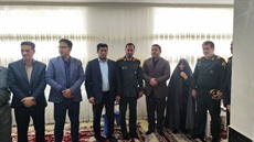 دیدار رئیس هیات کشتی استان با خانواده شهدا