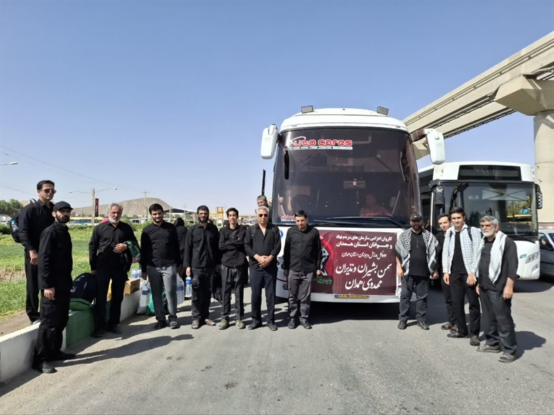 اعزام جامعه ورزش و جوانان همدان به قم برای حضور در آیین تشییع