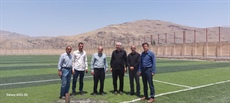 برگزاری جلسه تکمیل پروژه زمین چمن مصنوعی شهر ازندریان