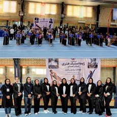 برگزاری مسابقات ژیمناستیک هنری بانوان استان همدان