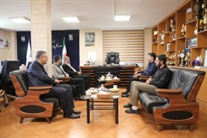 از دغدغه استخدام قهرمانان تا تکریم شهدای ورزشکار در بازدید مدیرکل حراست استانداری همدان از اداره‌کل ورزش و جوانان