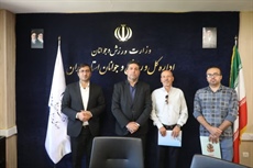 تجلیل از آزاده سرافراز در اداره‌کل ورزش و جوانان همدان