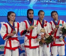 درخشش بانوان نهاوندی در جهان؛ یک طلا و یک نقره برای ایران در قزاق کورس