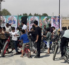 همایش بزرگ دوچرخه‌سواری فامنین برگزار شد