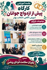 برگزاری چهارمین جلسه کارگاه «پیش از ازدواج جوانان» در شهرستان ملایر