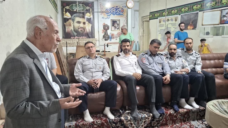 همایش ورزش های باستانی گرامیداشت روز آتش نشان وایمنی  در شهرستان ملایر