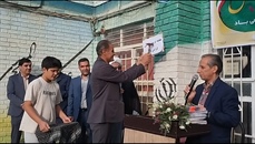 نواختن زنگ ورزش و افتتاح المپیاد ورزشی درون‌مدرسه‌ای در نهاوند