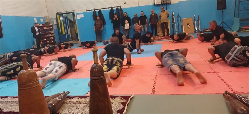 زنگ زورخانه در قروه درگزین به صدا درآمد