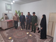 دیدار مسئولان ورزش و بنیاد شهید کبودراهنگ با خانواده وهمسر معظم شهید ورزشکار عرفان امیری‌جوان