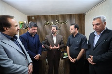 حضور استاندار همدان در دفتر هیئت ورزش‌های همگانی شهرستان