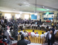 زنگ هفته تربیت‌بدنی و ورزش در زورخانه پهلوان علی میرزای همدانی نواخته شد