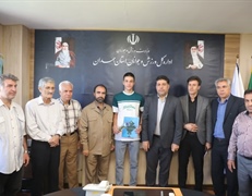 تجلیل مدیرکل ورزش و جوانان همدان از قهرمانان بوکس استان