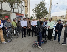 هفته انتظامی با طعم ورزش همگانی؛ همدانی‌ها در شهرک مدنی رکاب زدند