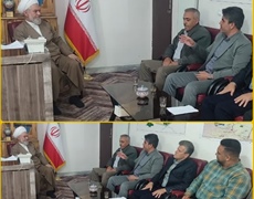 دیدار رئیس اداره ورزش و جوانان شهرستان اسدآباد با امام جمعه
