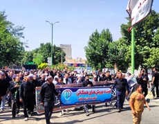 حضور ورزشکاران نهاوندی در راهپیمایی جاماندگان اربعین