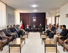 دیدار رئیس اداره ورزش و جوانان شهرستان تویسرکان با امام جمعه شهرستان به مناسبت هفته تربیت بدنی
