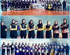 مسابقات چهار جانبه والیبال  ویژه بانوان گرامیداشت سیزده آبان در شهرستان ملایر