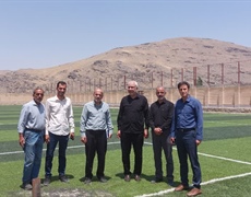 برگزاری جلسه تکمیل پروژه زمین چمن مصنوعی شهر ازندریان