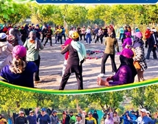 برگزاری همایش ورزش صبحگاهی ویژه بانوان  در شهرستان ملایر
