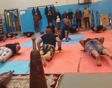 زنگ زورخانه در قروه درگزین به صدا درآمد